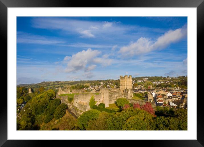 Richmond North Yorkshire Framed Mounted Print by Steve Smith