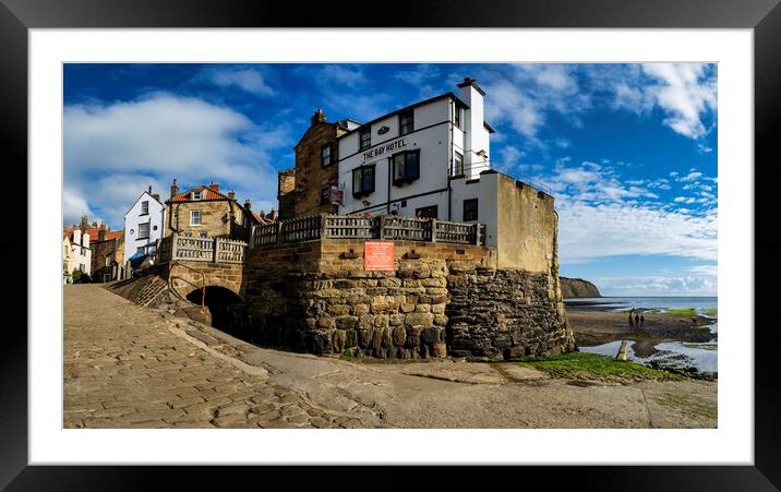 Smugglers Tunnel, Robin Hoods Bay Framed Mounted Print by Tim Hill