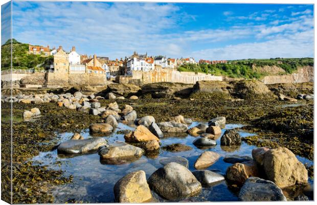 Majestic Robin Hoods Bay Canvas Print by Tim Hill