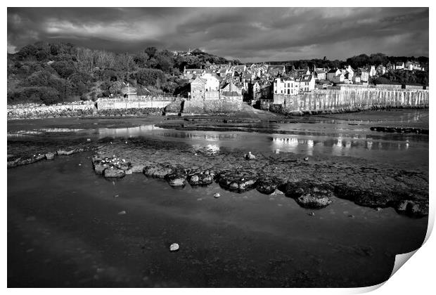 Robin Hoods Bay North Yorkshire Print by Steve Smith