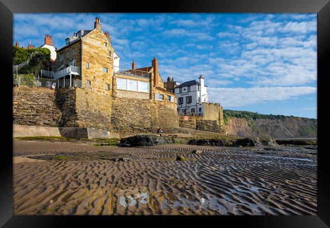 Robin Hoods Bay North Yorkshire Framed Print by Steve Smith