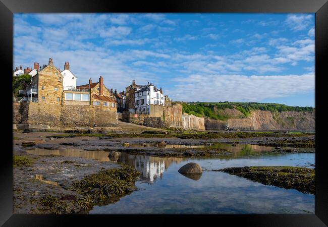 Robin Hoods Bay North Yorkshire Framed Print by Steve Smith