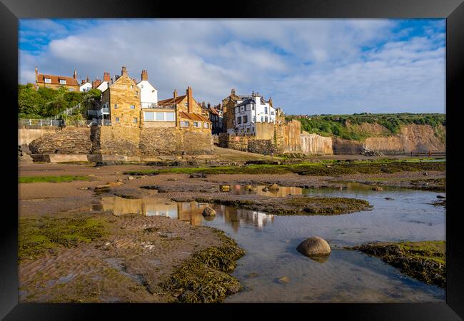 Robin Hoods Bay North Yorkshire Framed Print by Steve Smith