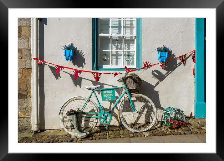 Bike and Wellies Framed Mounted Print by Steve Smith