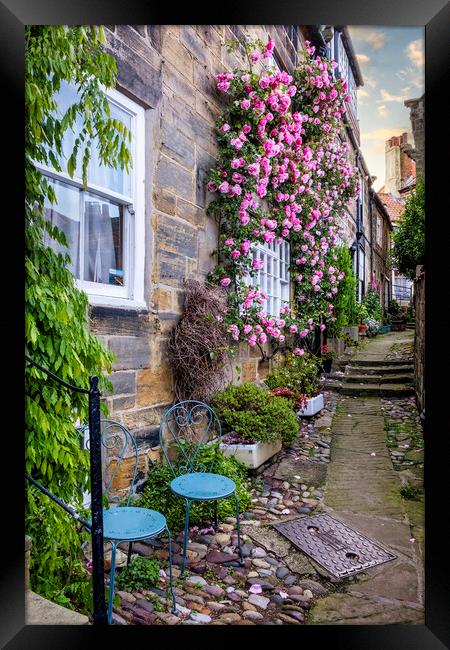 A Romantic Haven in Robin Hoods Bay Framed Print by Tim Hill