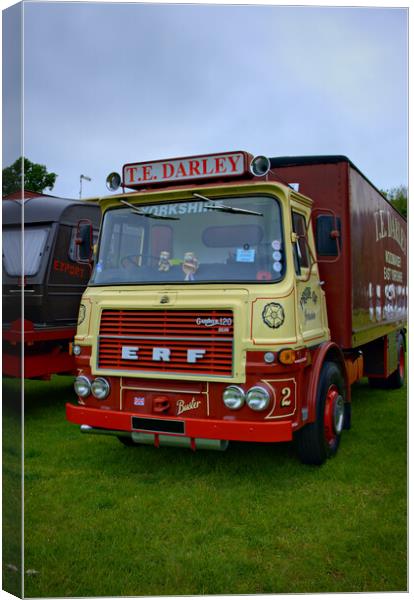 1972 ERF LV Newby Hall Ripon Canvas Print by Steve Smith