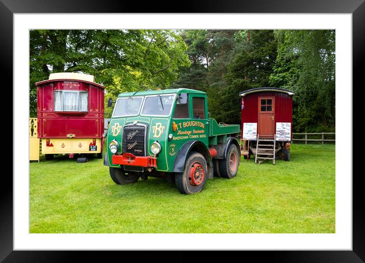 Majestic Foden STG5 Timber Tractor at Newby Hall Framed Mounted Print by Steve Smith
