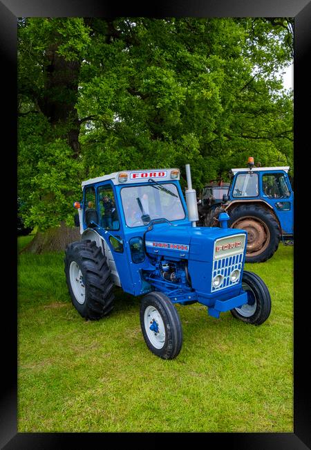 Ford 3000 Tractor Framed Print by Steve Smith