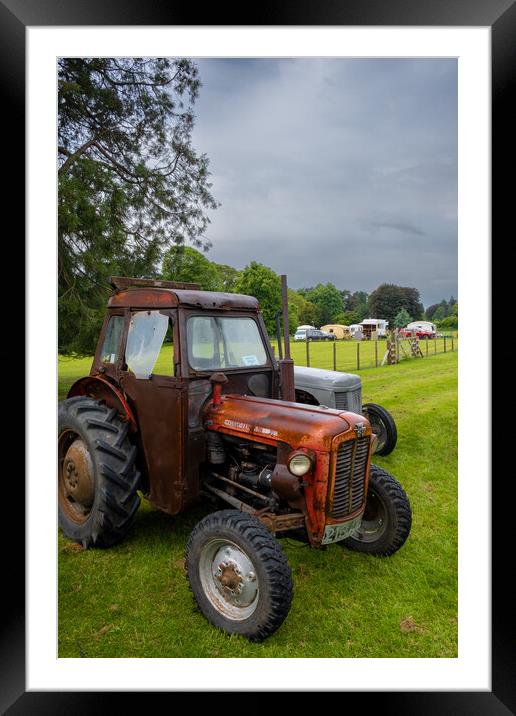Massey Ferguson 35 Tractor Framed Mounted Print by Steve Smith