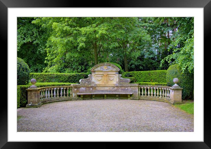 Newby Hall Gardens Ripon North Yorkshire Framed Mounted Print by Steve Smith