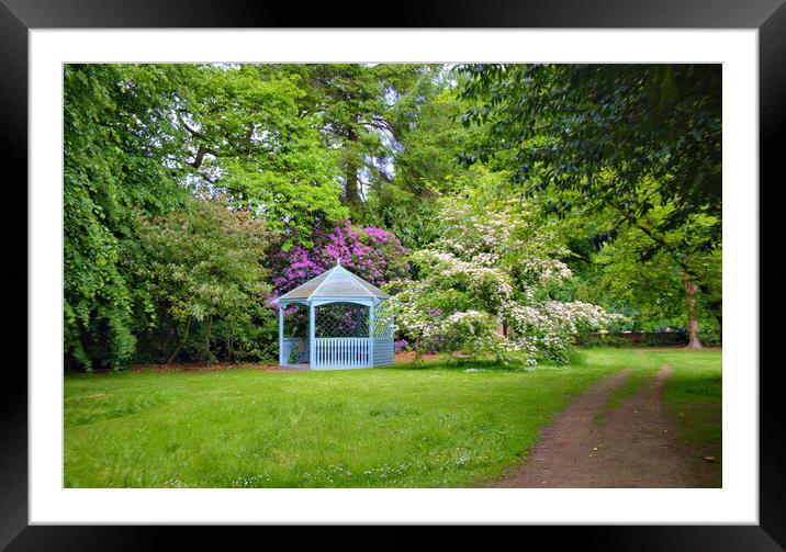 Newby Hall Gardens Framed Mounted Print by Steve Smith