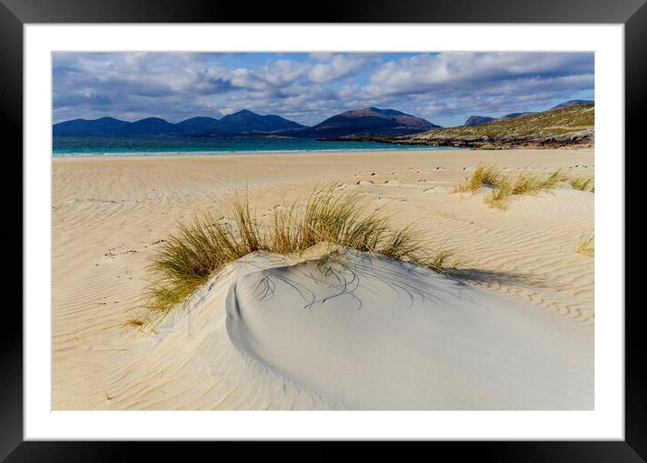 Luskentyre Isle of Harris Framed Mounted Print by Steve Smith