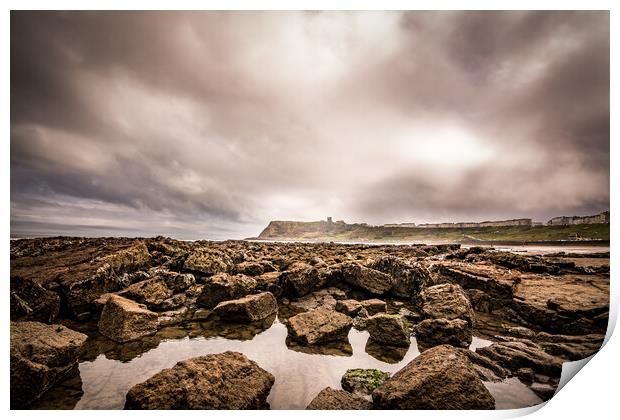 Moody Scarborough Print by Tim Hill