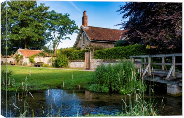 Thornton Beck, Thornton Dale, Yorkshire Canvas Print by Tim Hill