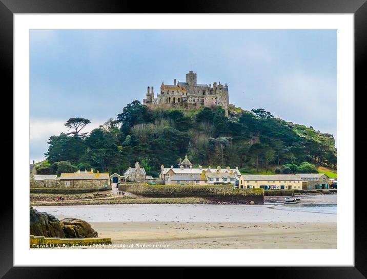St Michael’s Mount Cornwall  Framed Mounted Print by Beryl Curran