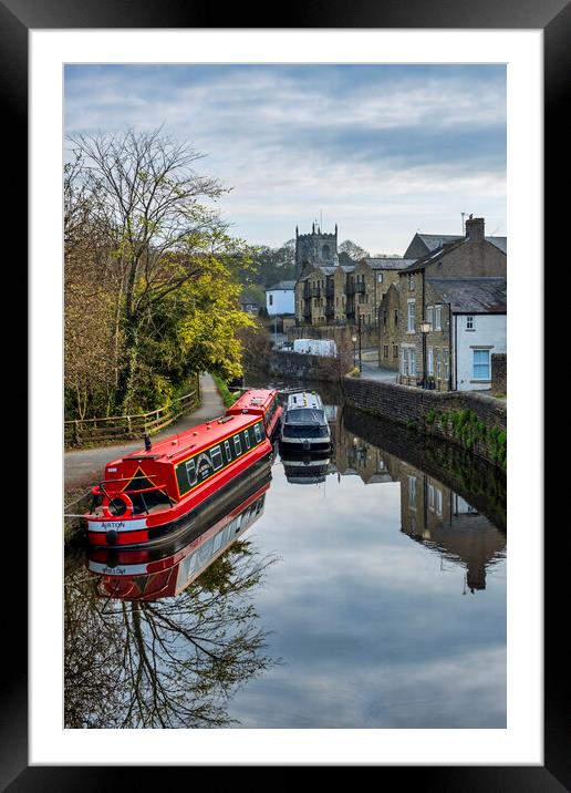 Skipton Leeds Liverpool Canal Framed Mounted Print by Tim Hill