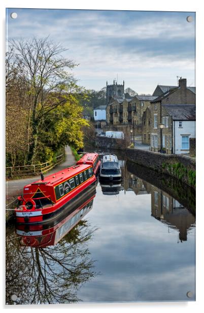 Skipton Leeds Liverpool Canal Acrylic by Tim Hill