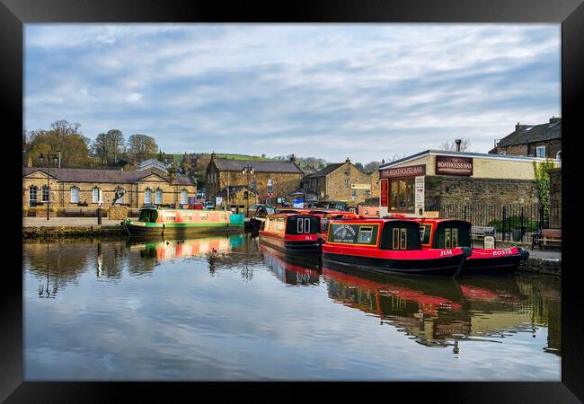 Skipton Leeds Liverpool Canal Framed Print by Tim Hill