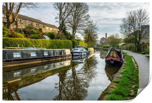 Skipton Leeds Liverpool Canal Print by Tim Hill
