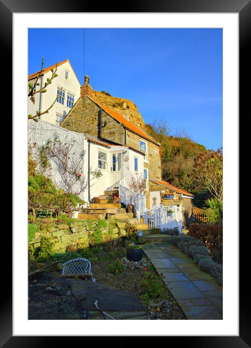 Runswick Bay North Yorkshire Framed Mounted Print by Steve Smith