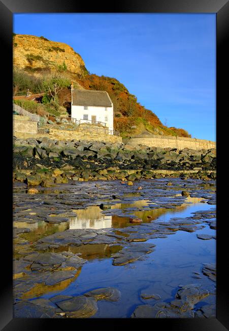 Runswick Bay North Yorkshire Framed Print by Steve Smith