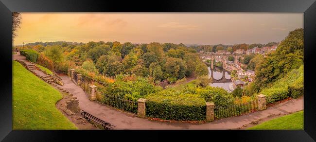 Knaresborough Panoramic North Yorkshire Framed Print by Tim Hill