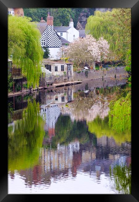 Knaresborough Springtime Reflections Framed Print by Tim Hill