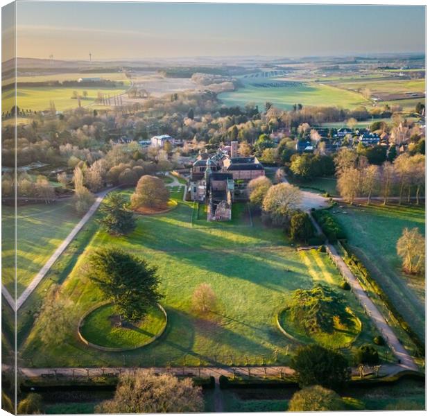 Rufford Abbey Canvas Print by Apollo Aerial Photography
