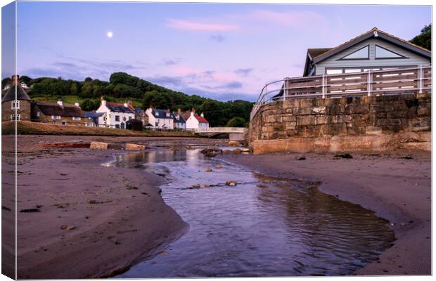 Sandsend Cafe North Yorkshire Canvas Print by Tim Hill