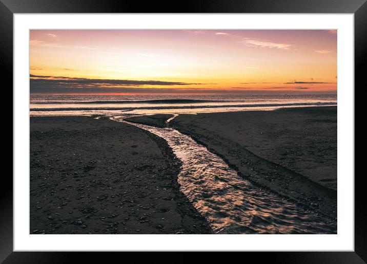 Sandsend Beach North Yorkshire Framed Mounted Print by Tim Hill