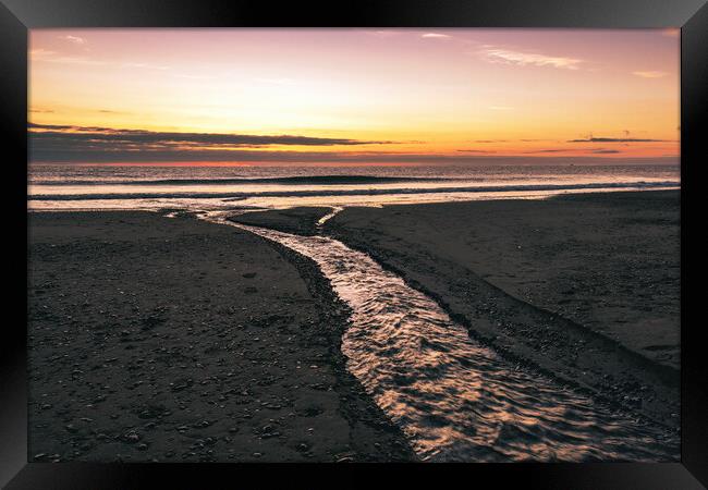 Sandsend Beach North Yorkshire Framed Print by Tim Hill