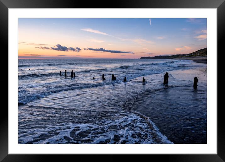Sandsend to Whitby, North Yorkshire Framed Mounted Print by Tim Hill