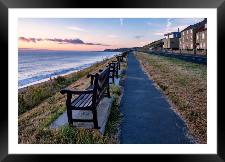 Sandsend to Whitby North Yorkshire Framed Mounted Print by Tim Hill
