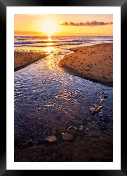 Golden Hour Glory Framed Mounted Print by Tim Hill