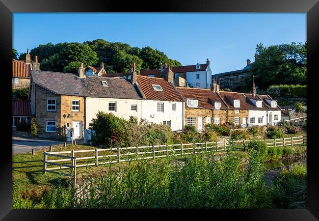 Sandsend Village North Yorkshire Framed Print by Tim Hill