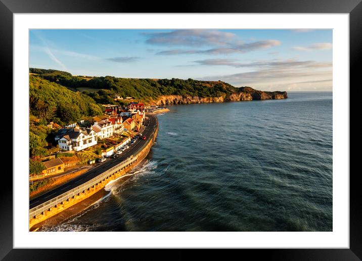 Airtel Sandsend North Yorkshire Framed Mounted Print by Tim Hill