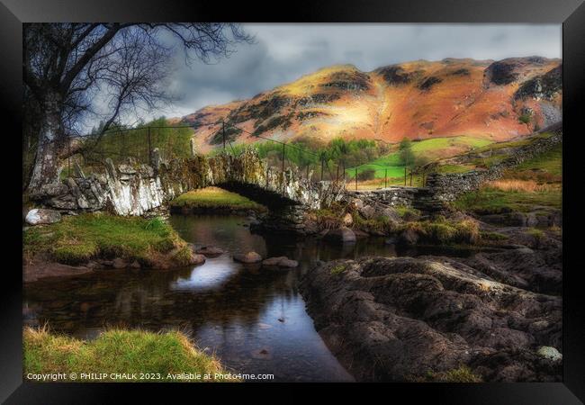 Slaters bridge in the lake district 875 Framed Print by PHILIP CHALK