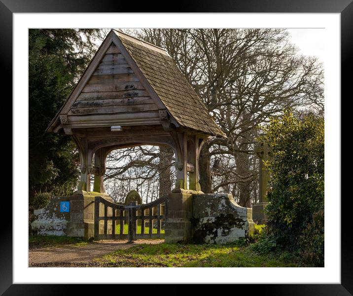 Entrance to St Benedict's Church Framed Mounted Print by Chris Yaxley