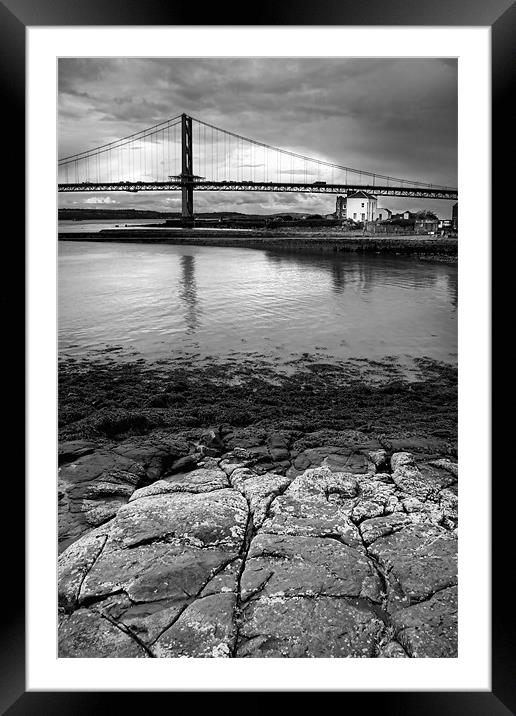 North Queensferry Framed Mounted Print by Tony Bates