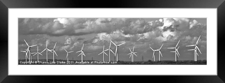 Power of Wind Framed Mounted Print by Sharon Lisa Clarke