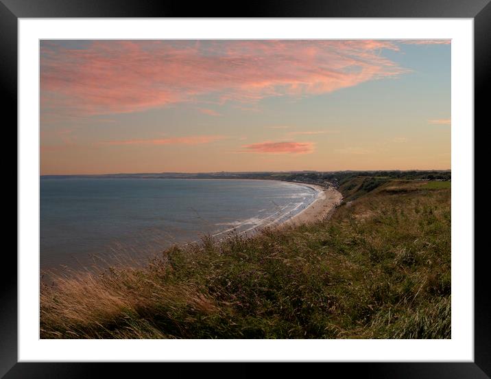 View from Filey Brigg Framed Mounted Print by Glen Allen