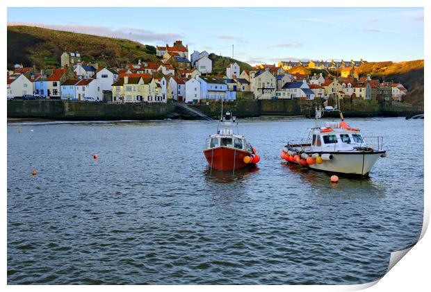 Staithes North Yorkshire Print by Steve Smith