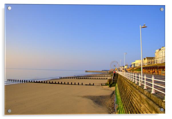 Bridlington Seafront Acrylic by Steve Smith