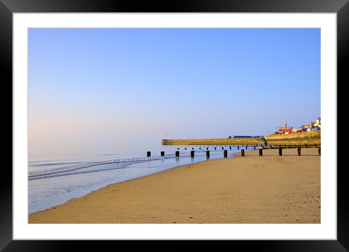 Majestic Seafront View Bridlington Framed Mounted Print by Steve Smith
