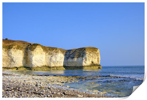 Selwicks Bay Flamborough East Yorkshire Print by Steve Smith