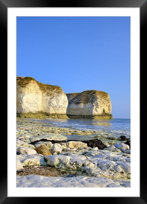 Selwicks Bay Flamborough East Yorkshire Framed Mounted Print by Steve Smith