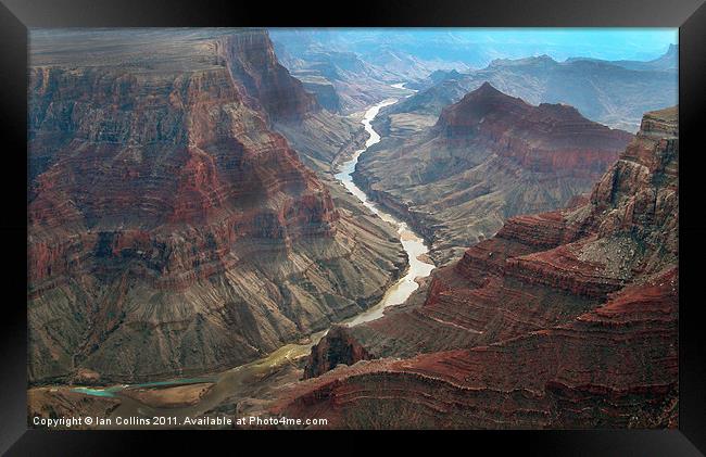 The Grand Canyon Framed Print by Ian Collins