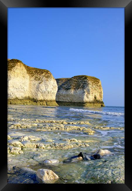 Selwicks Bay Flamborough East Yorkshire Framed Print by Steve Smith