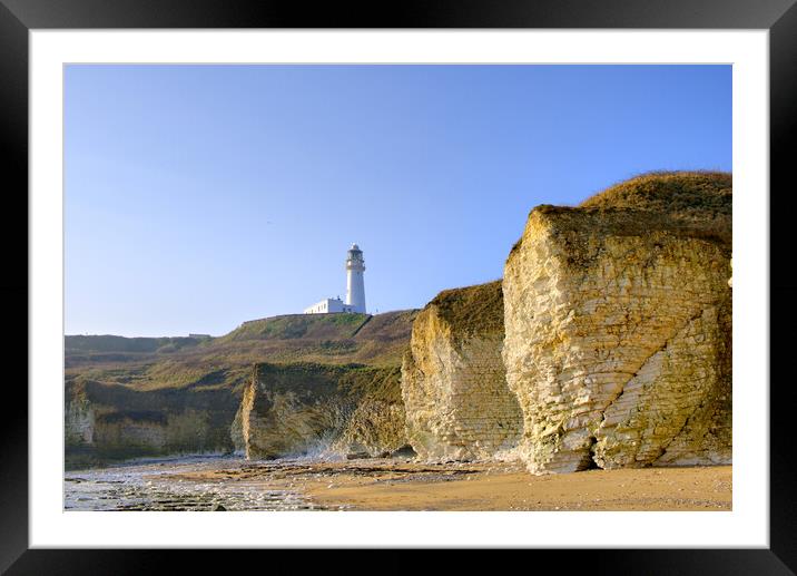 Majestic Selwicks Bay at Flamborough Framed Mounted Print by Steve Smith