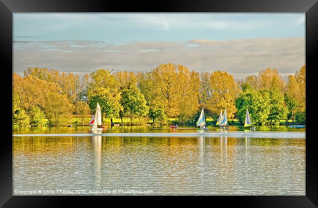 We are Sailing Framed Print by Chris Thaxter